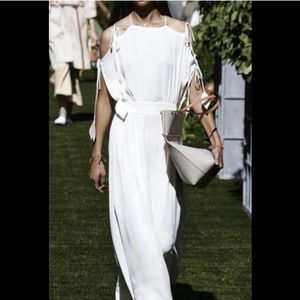 $1.170 TORY BURCH Ivory Grecian Style Maxi dress NEW, Size 2